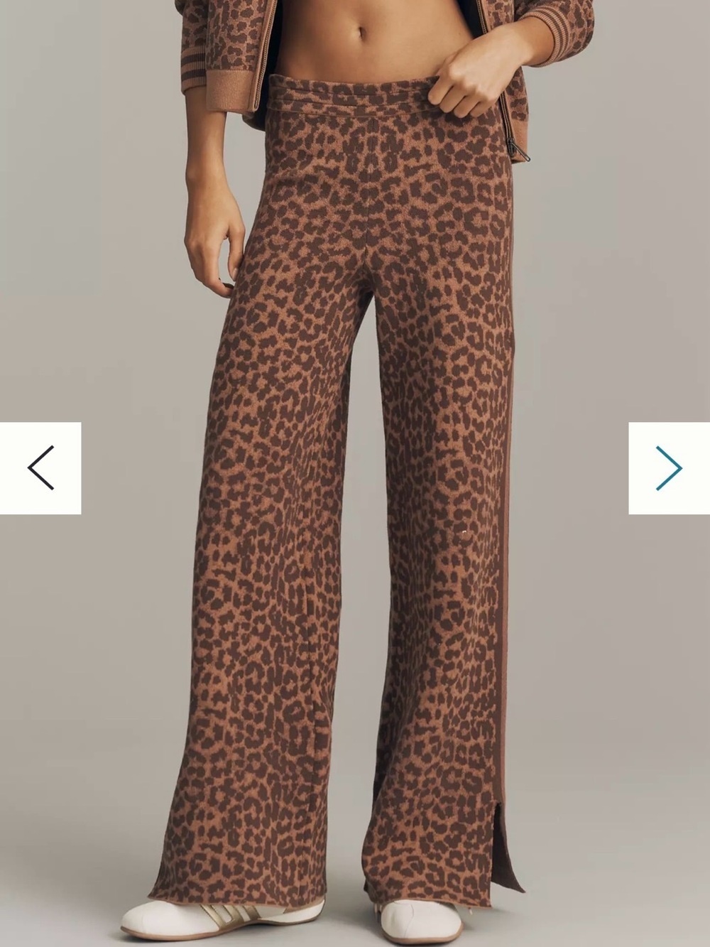 The Upside Malawi Freya Knit Pants Small Size 4 Color: Animal NWT